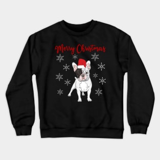 Merry Christmas Frenchie Bulldog Crewneck Sweatshirt
